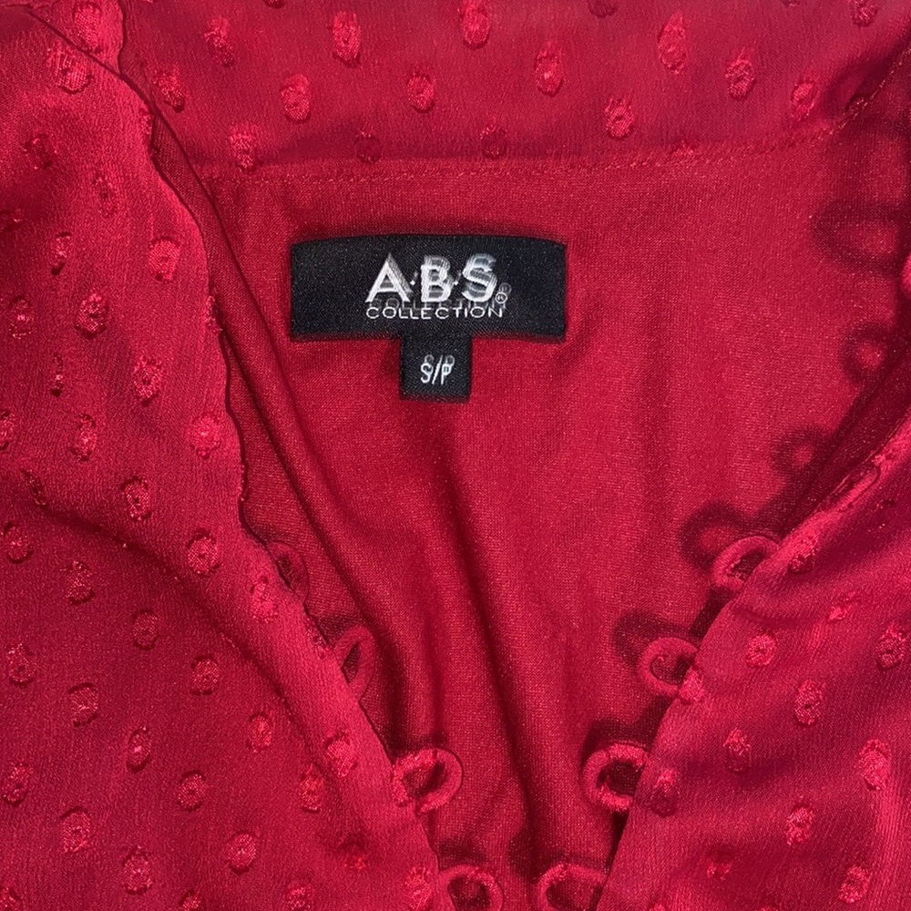 ABS maroon dress small petite - Picture 5 of 5